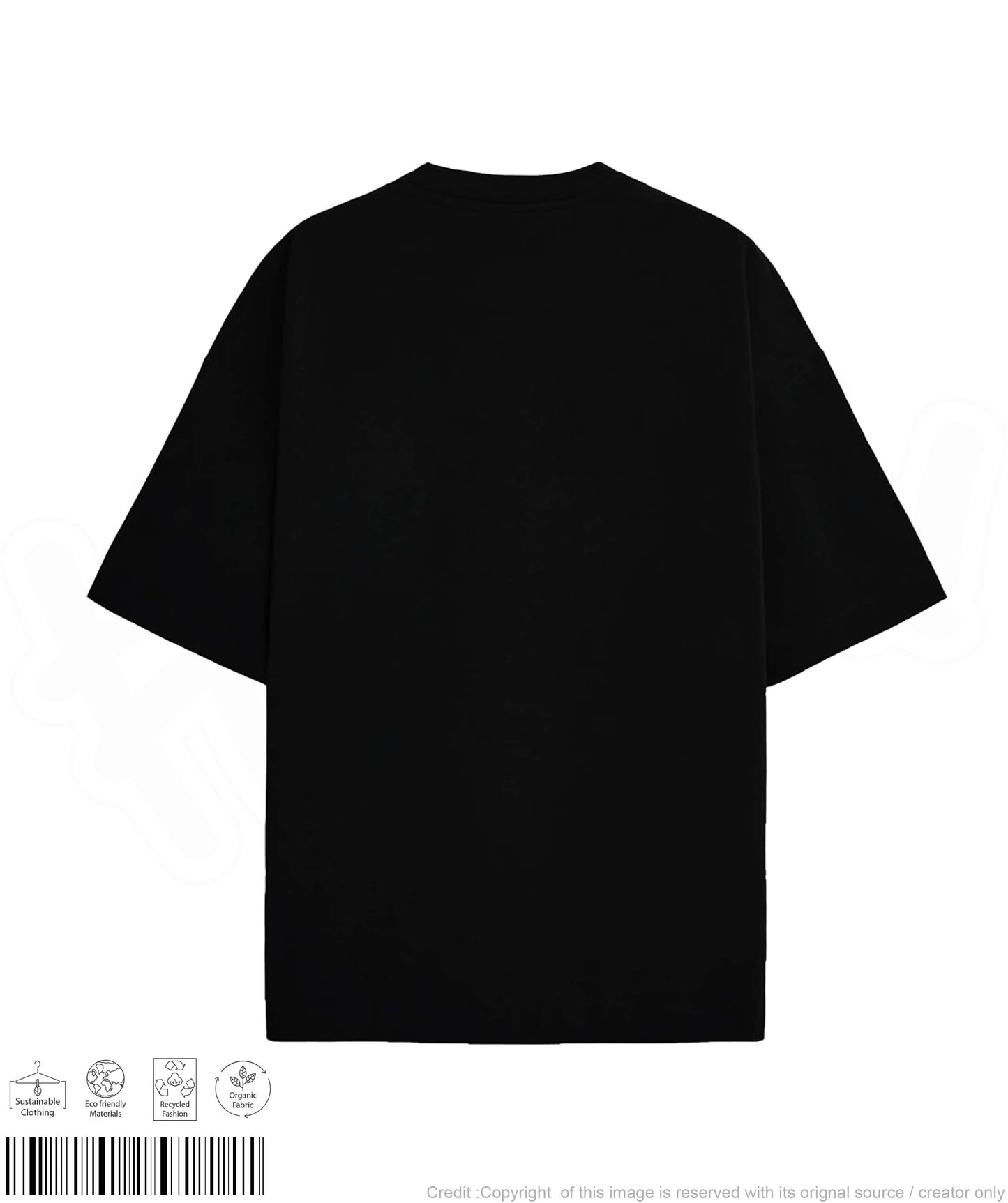 Naruto Two Print T-shirt - Black