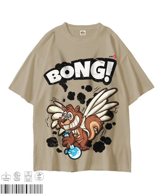 Bong Fly Oversized T-shirt - Beige