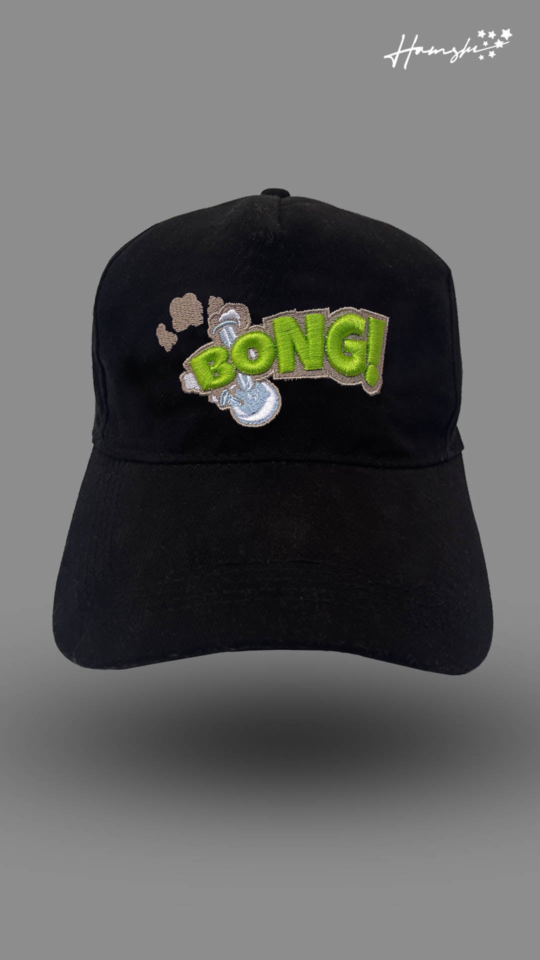 Bong 3DEmbroidery Cap - Black