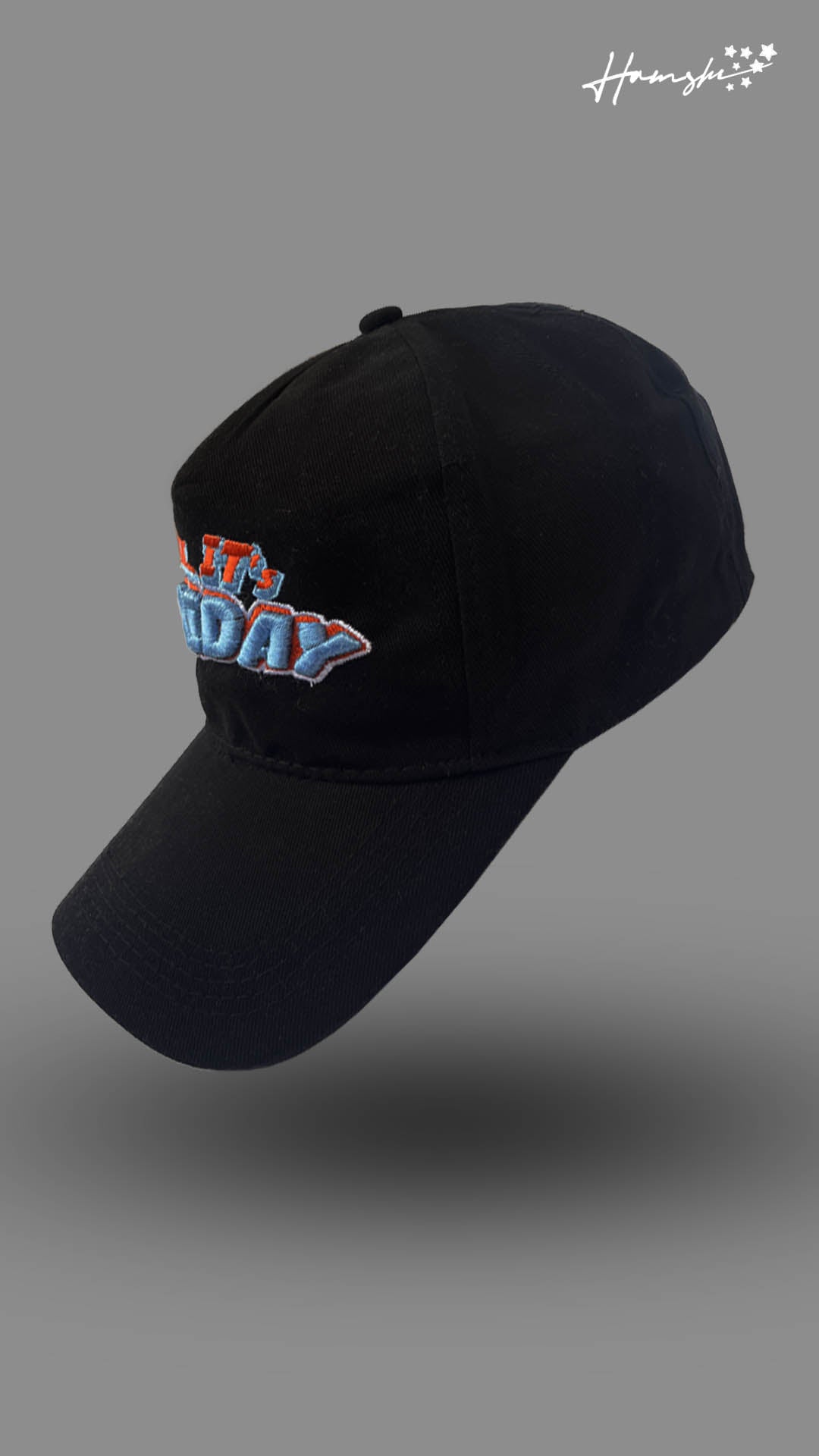 Its Friday 3D Embroidery Cap - Black