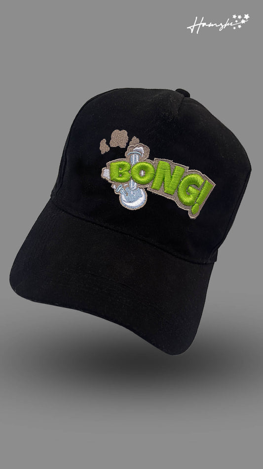 Bong 3DEmbroidery Cap - Black