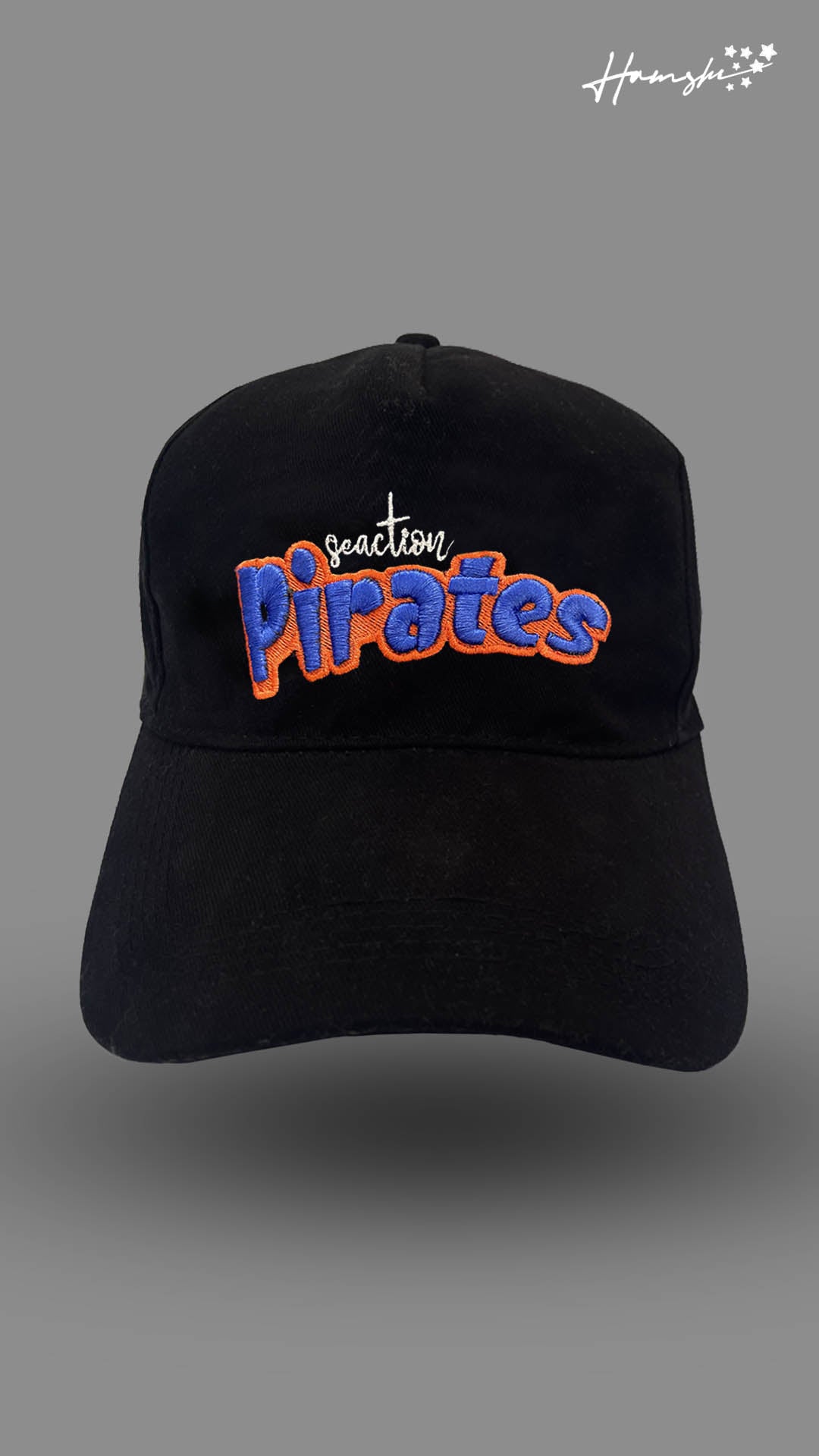Pirates 3DEmbroidery Cap - Black