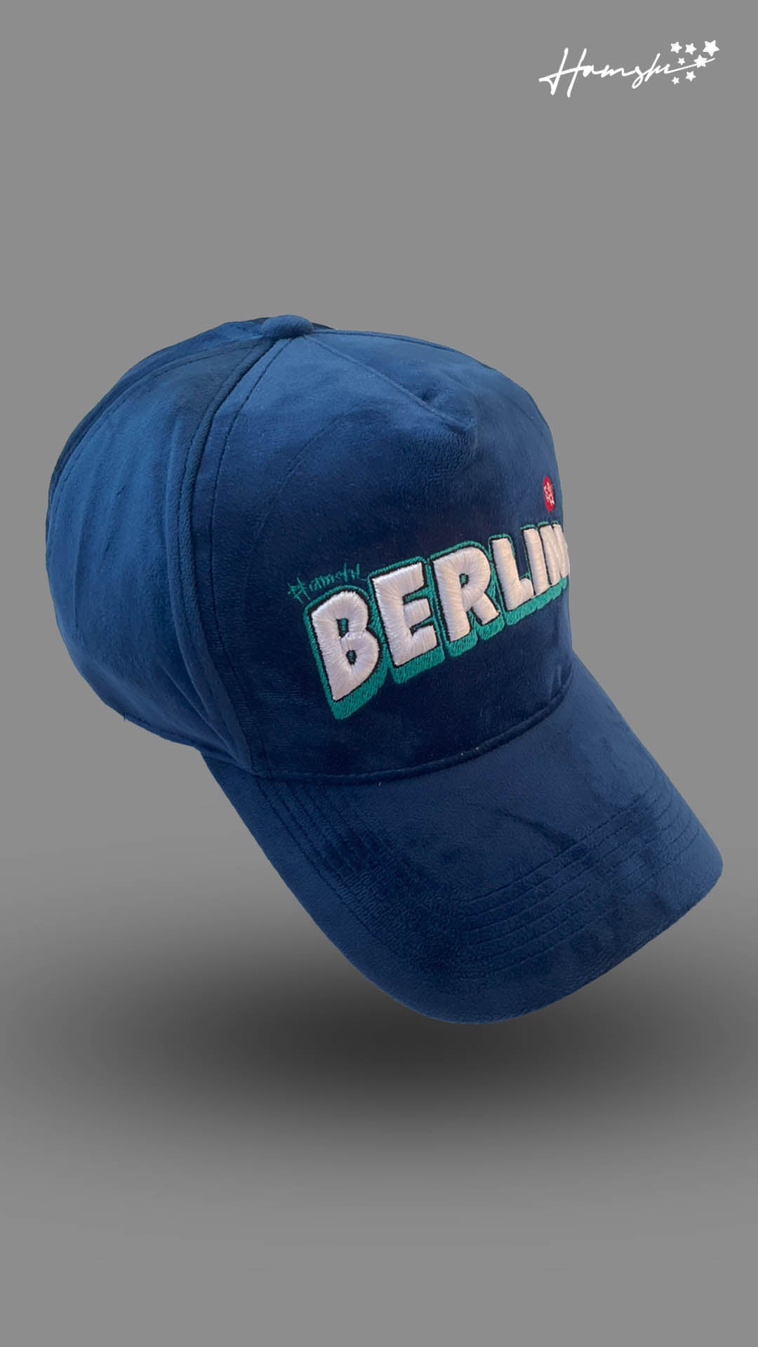 Berlin 3D Embroidery Cap- Blue