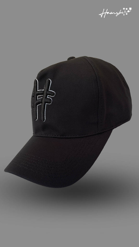 Hash 3D Embroidery Cap - All Black