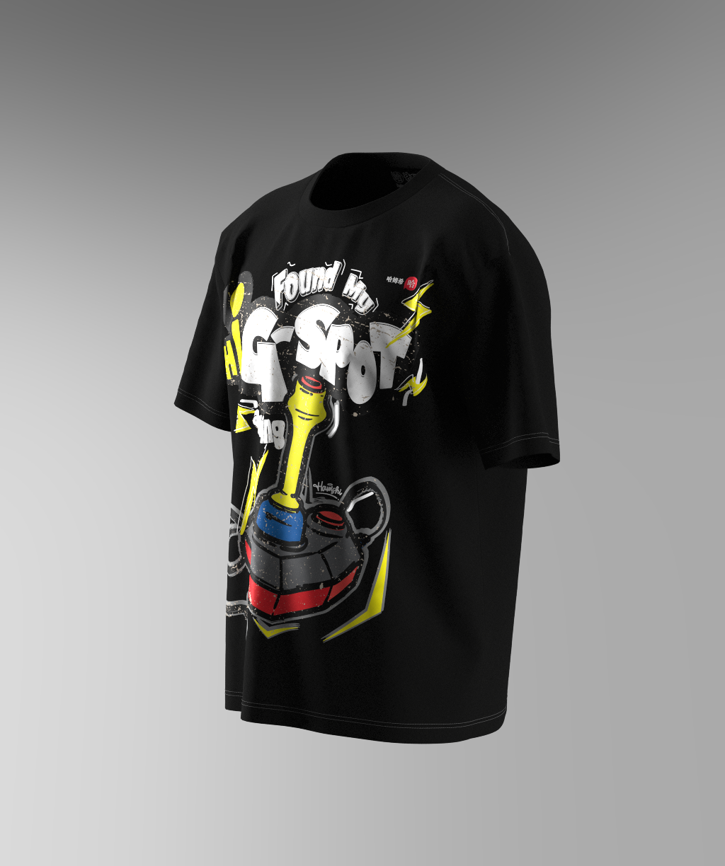 G-Spot Print T-shirt - Black
