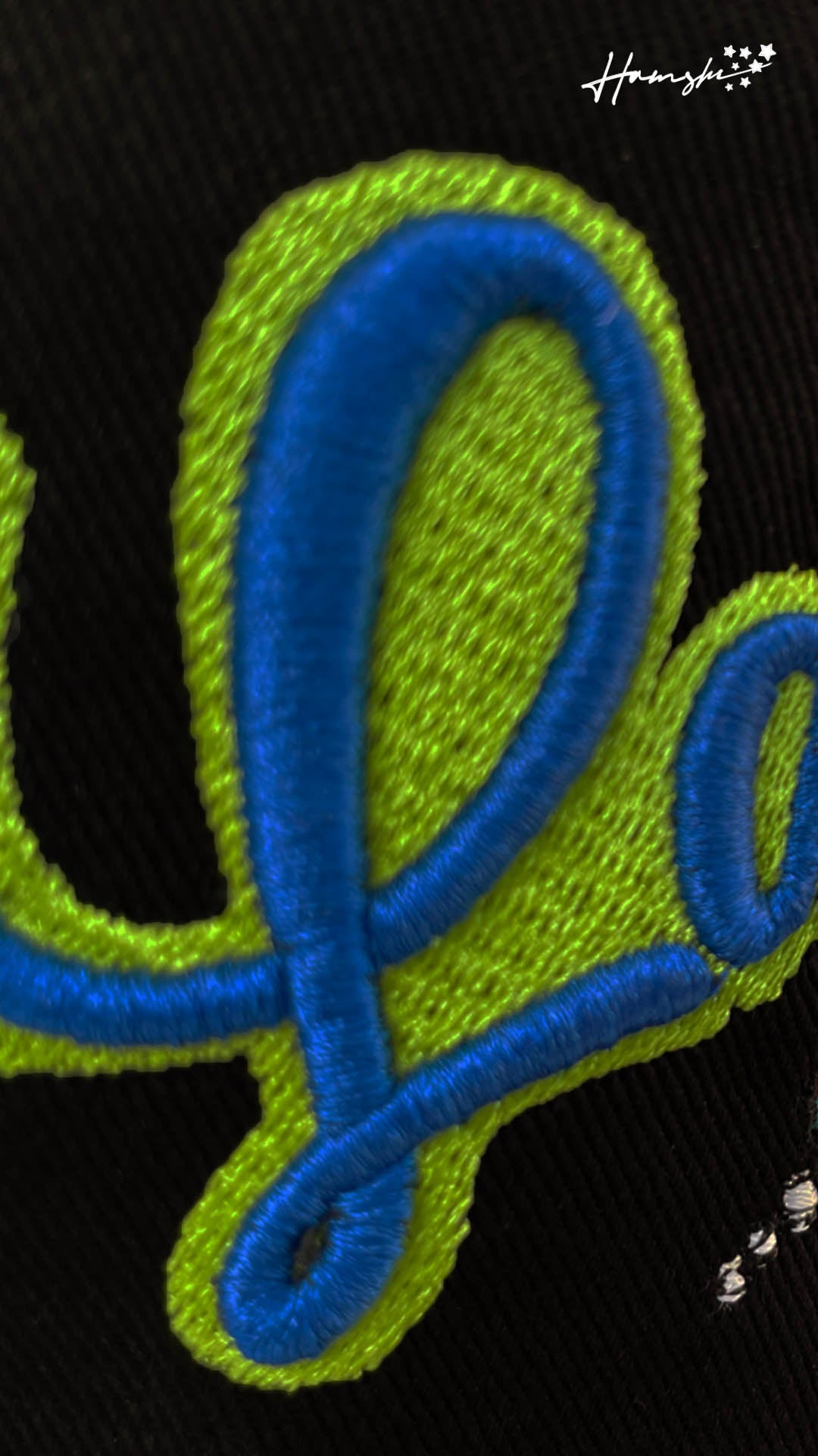 Lazy 3D Embroidery Cap - Black