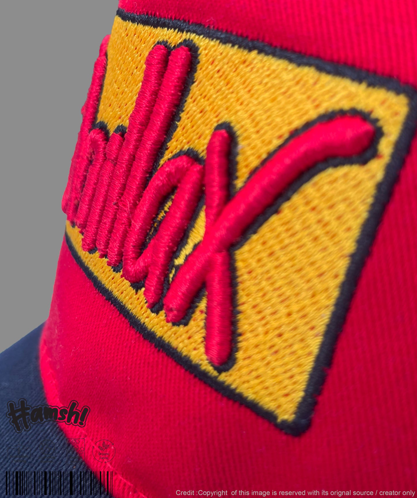 Chillax 3D Embroidery Cap - Red