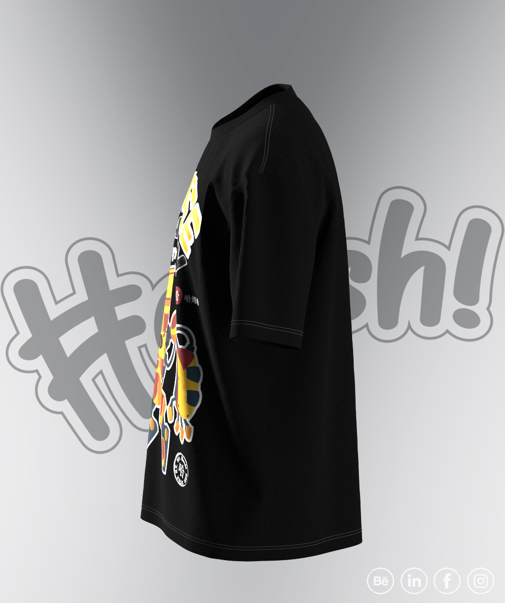 Coffee Print T-shirt - Black
