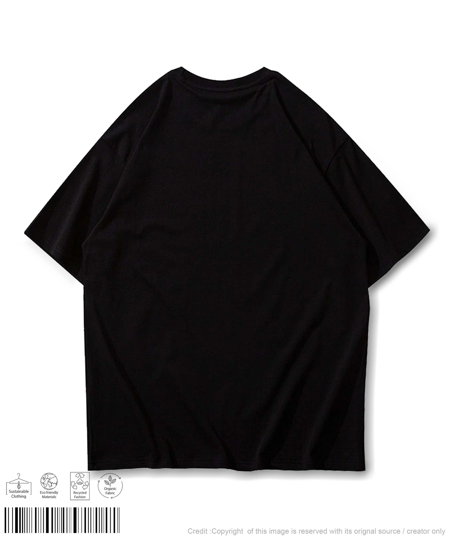 Duck Chillax Print T-shirt - Black