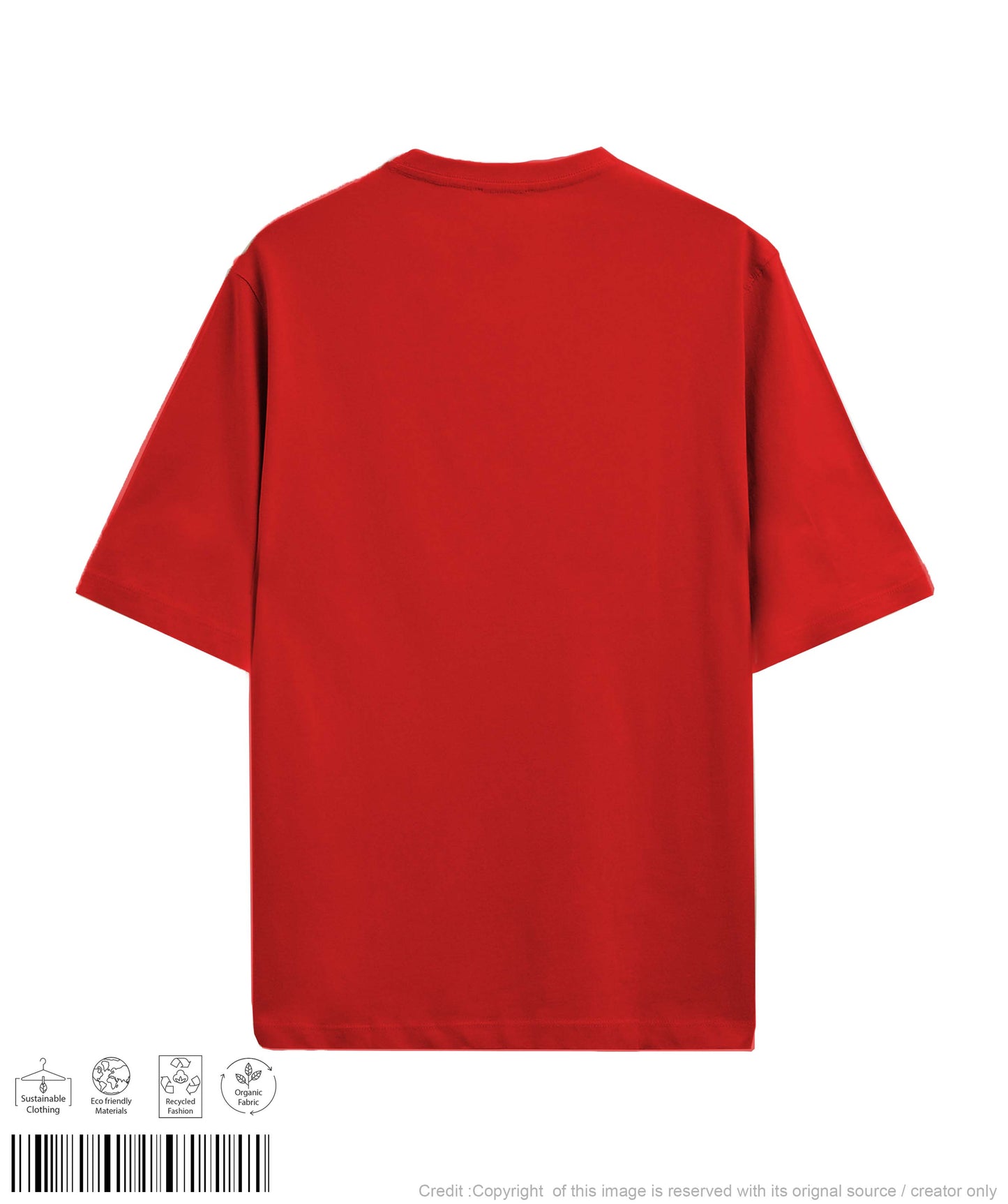 Hippo Black Belt Print T-shirt - Red