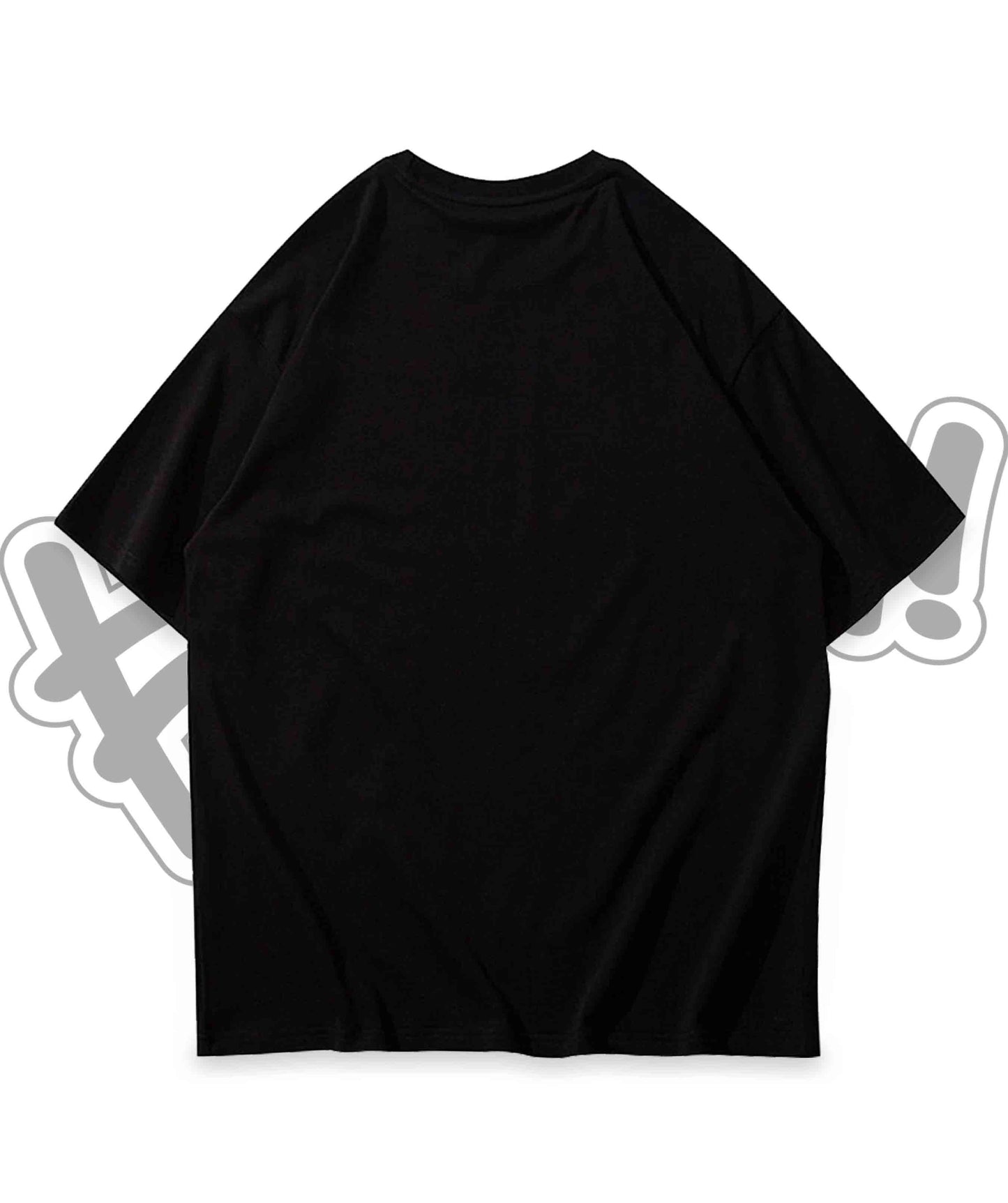 Robo fighter Print T-shirt - Black