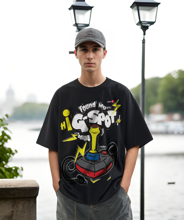 G-Spot Print T-shirt - Black