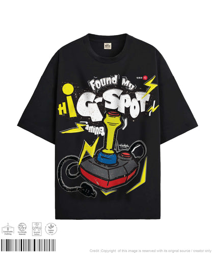 G-Spot Print T-shirt - Black