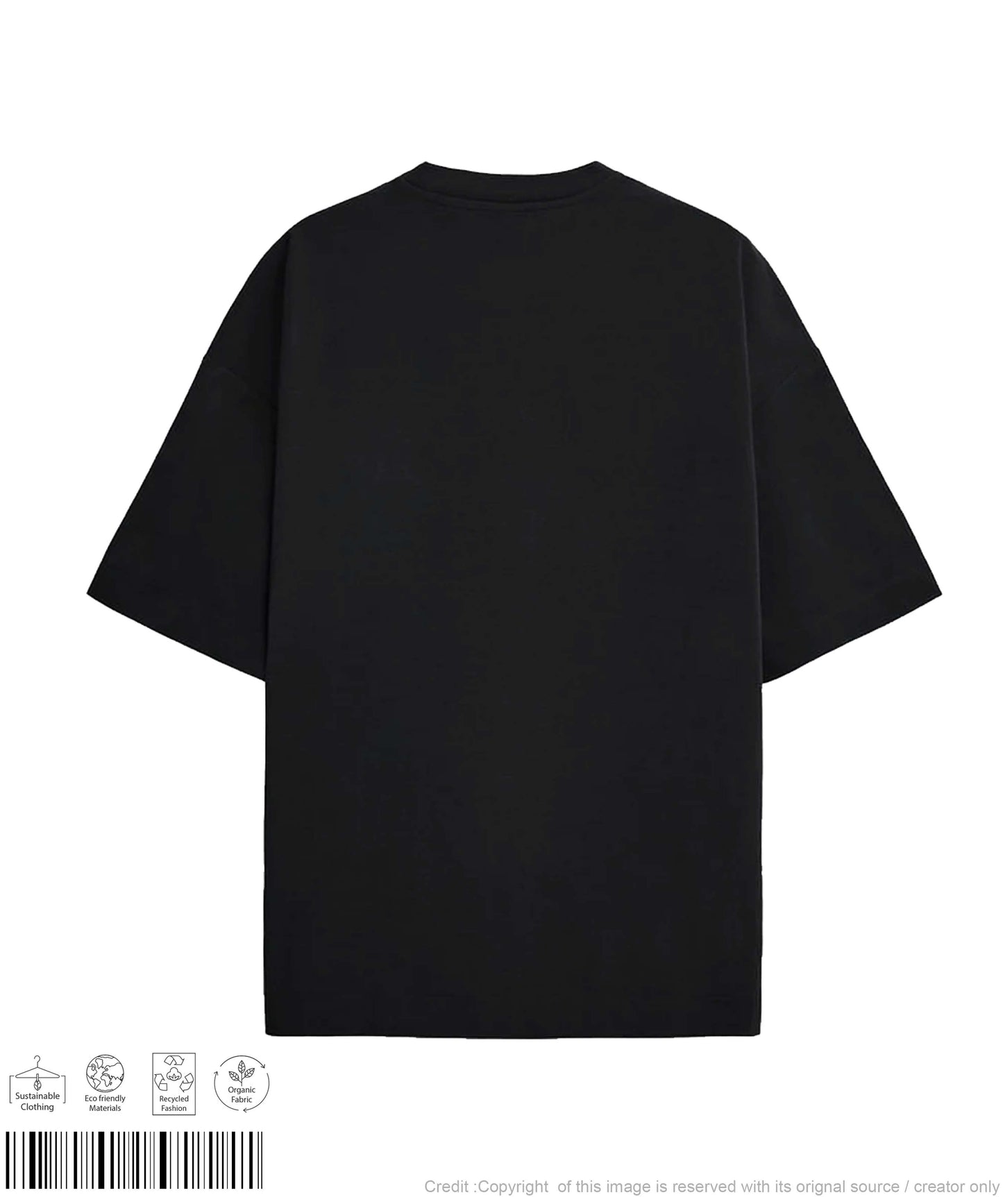 Pirate Oversized T-shirt - Black