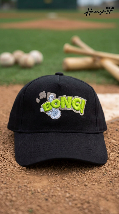 Bong 3DEmbroidery Cap - Black