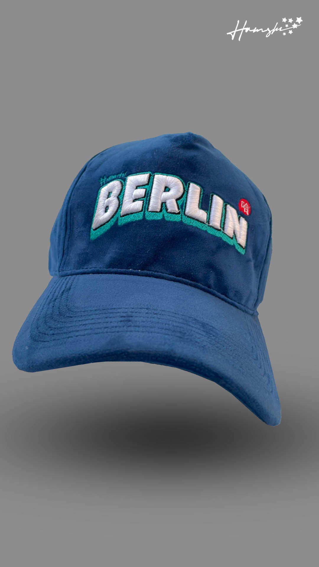 Berlin Cap- Blue - (Just one curated piece)