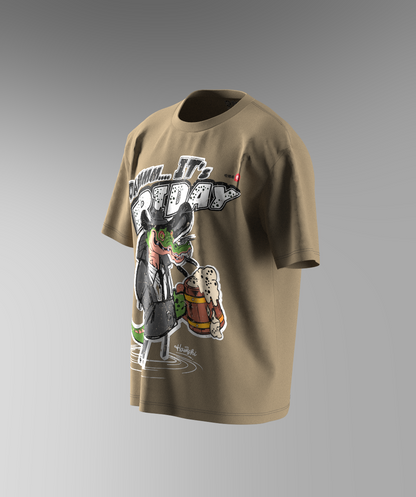 Its Friday Print T-shirt - Beige