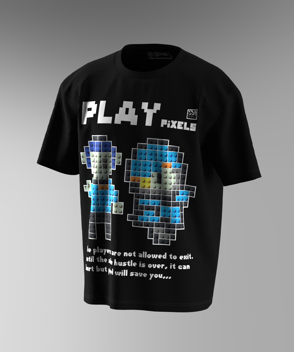 Lego Play Print T-shirt - Black