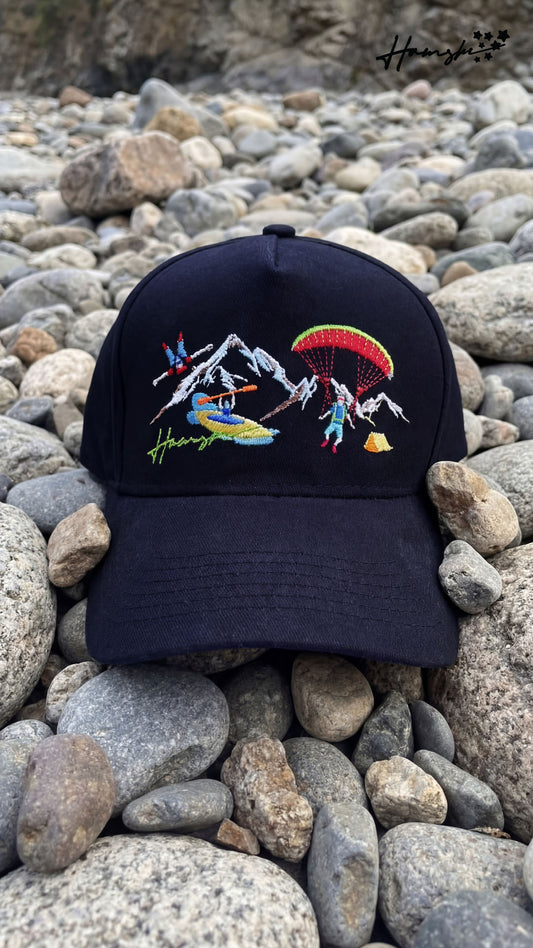 Mountaineers Embroidery Cap - Black