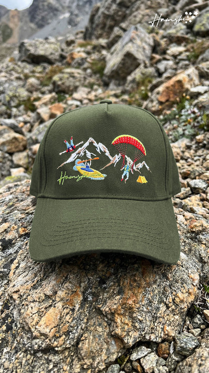 Mountaineers Embroidery Cap - Olive Green