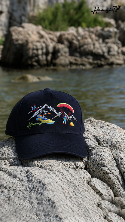 Mountaineers Embroidery Cap - Black