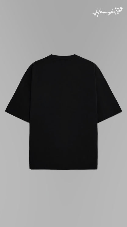 Sea Surfers Embroidery T-shirt - Black