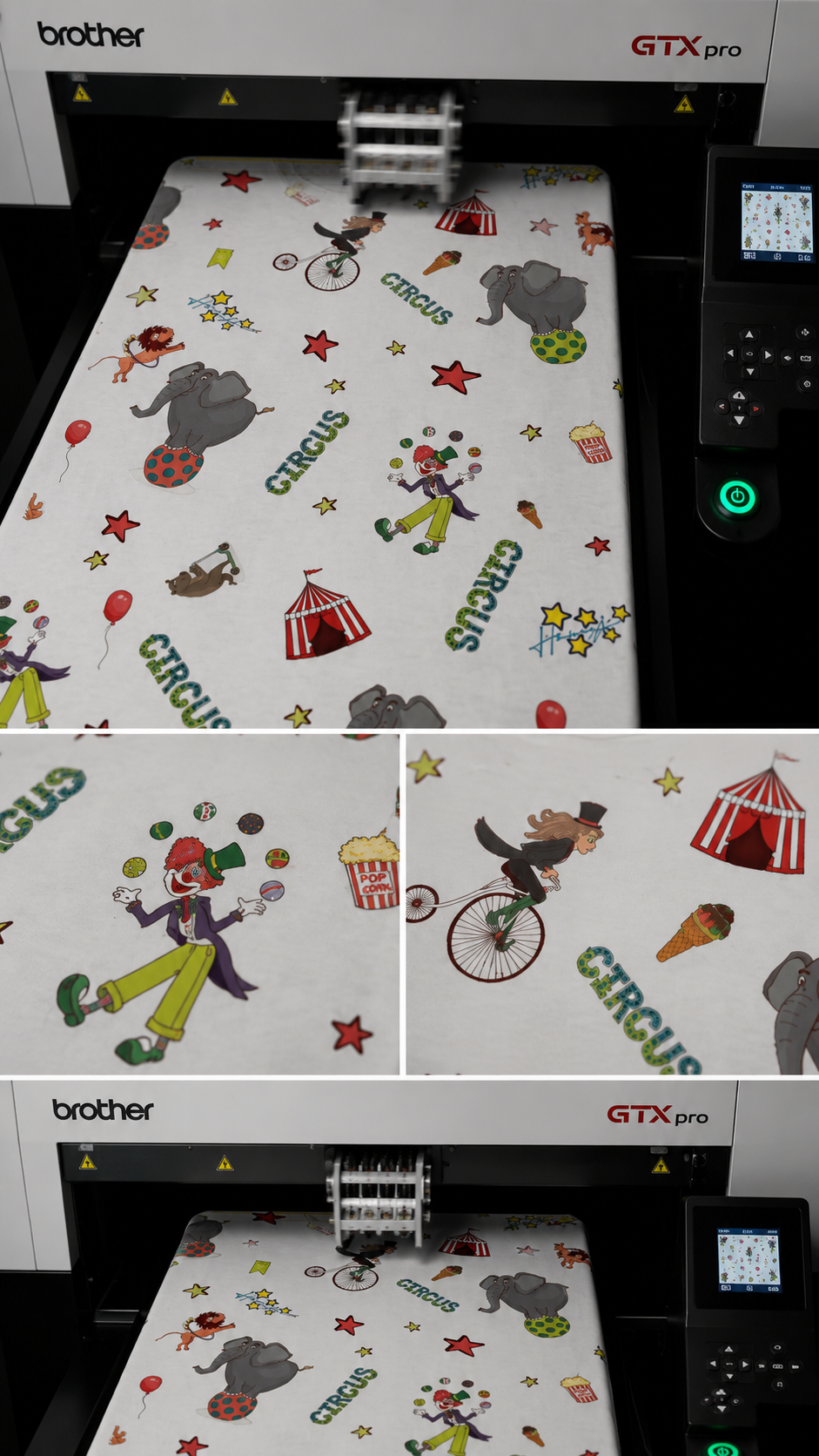 Circus All Over Print T-shirt - White