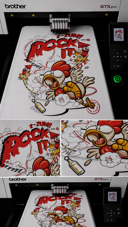 Rock it Print T-shirt - White