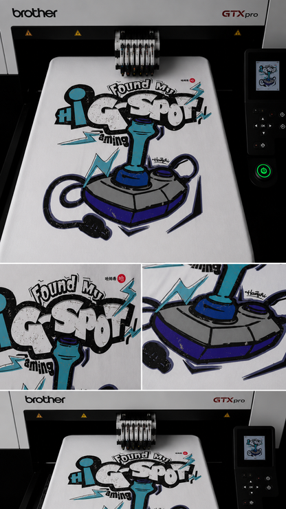 G-Spot Print T-shirt  - White
