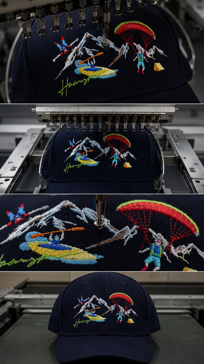 Mountaineers Embroidery Cap - Black