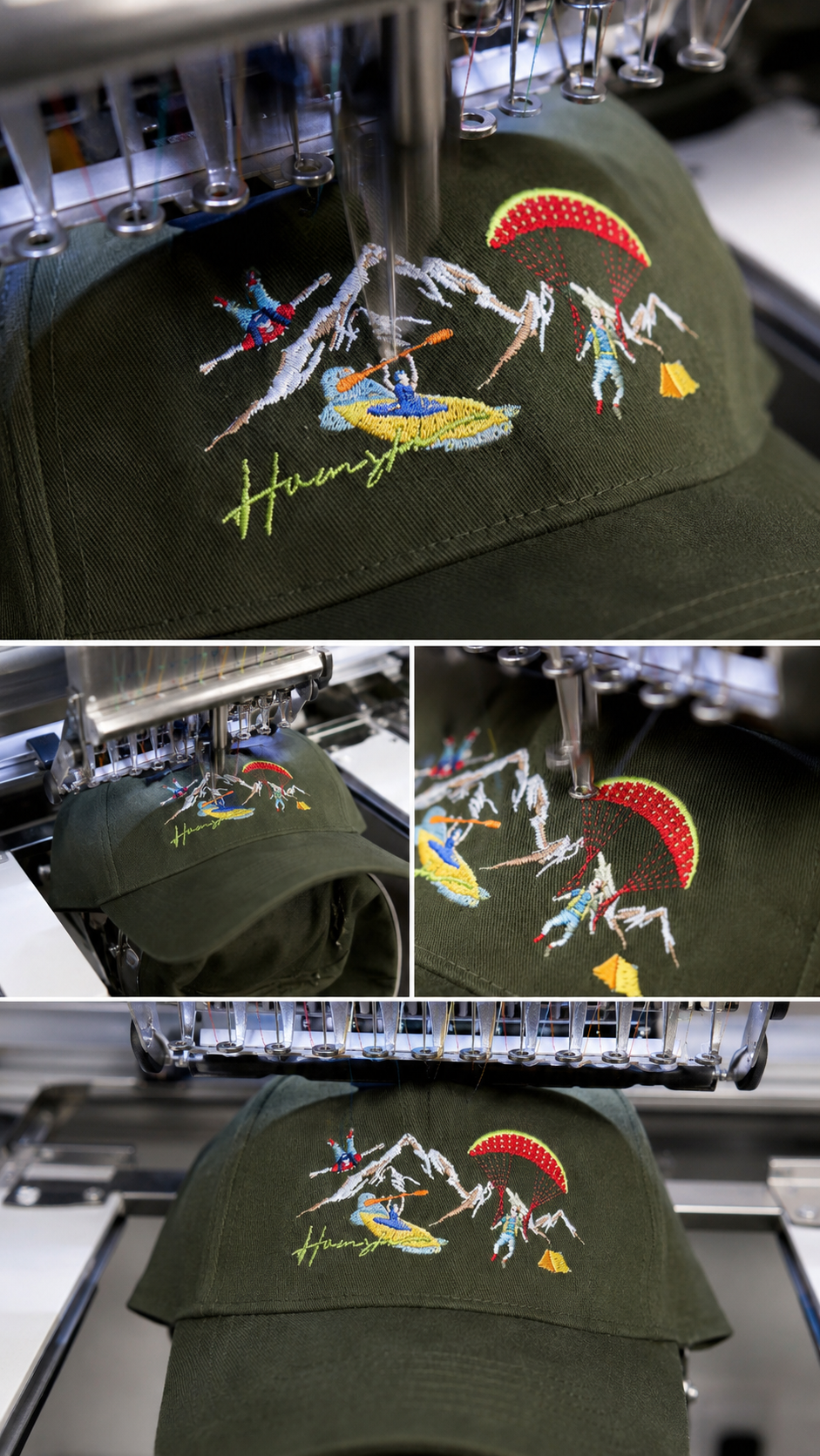 Mountaineers Embroidery Cap - Olive Green
