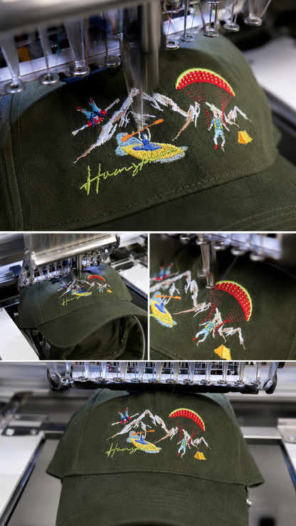 Mountaineers Embroidery Cap - Olive Green