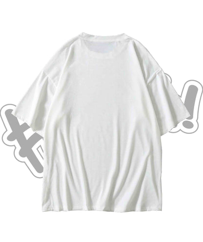 Lazy Fox Oversized T-shirt - White