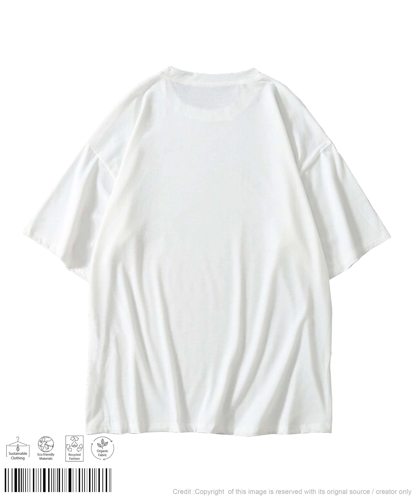 Hippo Black Belt Print T-shirt - White