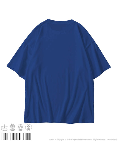 Crab The Book Print T-shirt - Royal Blue