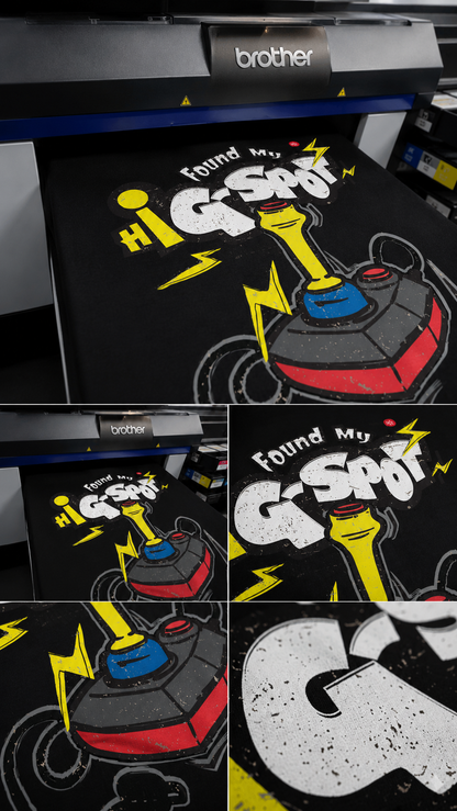 G-Spot Print T-shirt - Black