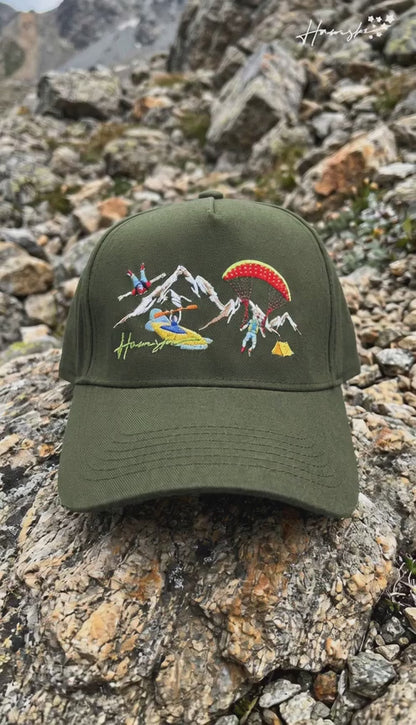 Mountaineers Embroidery Cap - Olive Green