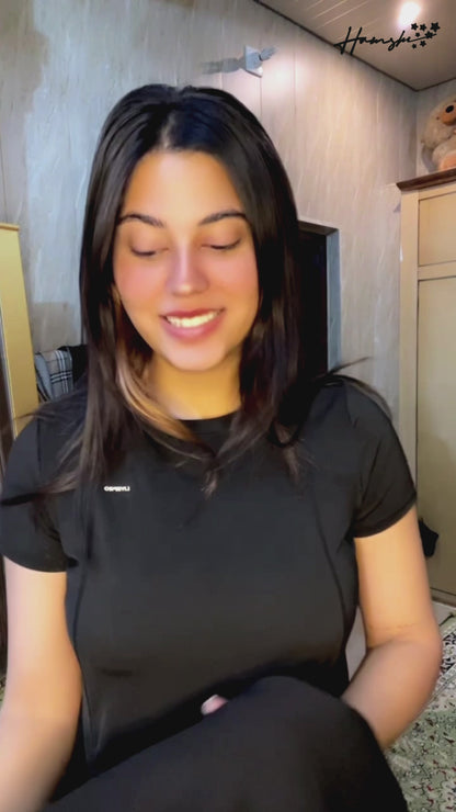 Jungle Embroidery Hoodie - Black